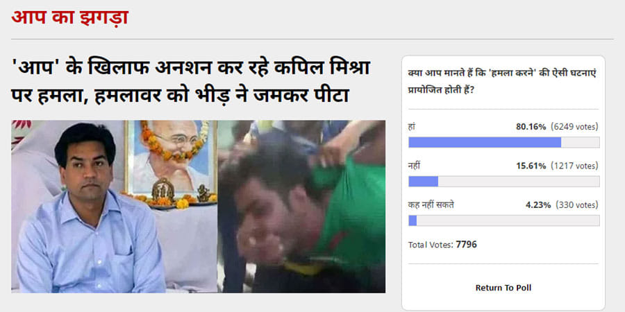 Amaruajla Poll: 80 Percent Of Voters Thinks Such attacking events are sponsored