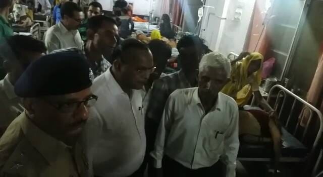 bharatpur incident-rescue operation undergoes with torch lights as there was no electricity
