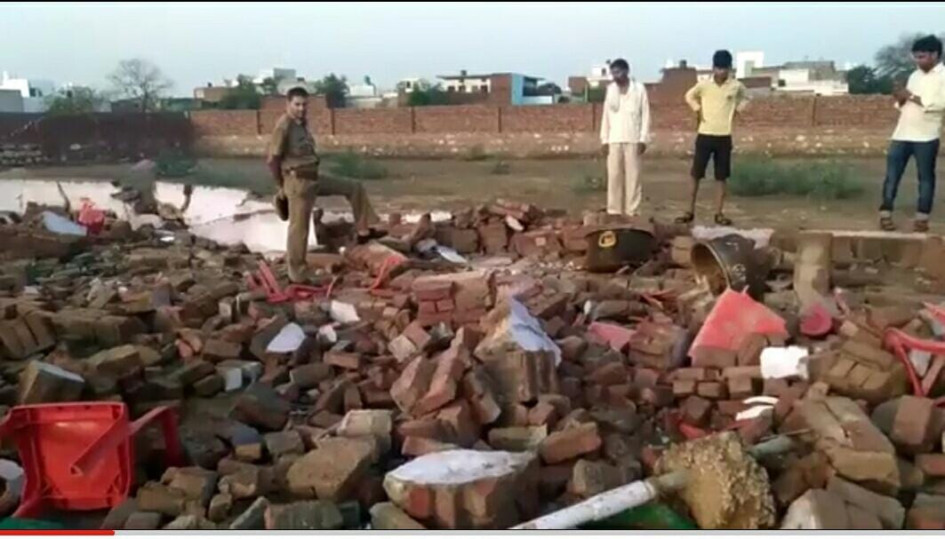 muncipal corporation of bharatpur took action against illegal marraige home