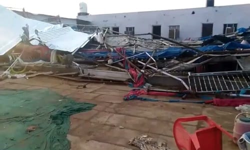 23 died after wall fall down of a marriage garden due to storm in bharatpur