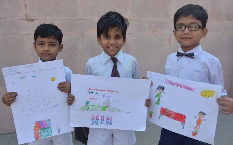  drawing competition for mother's day by amar ujala.