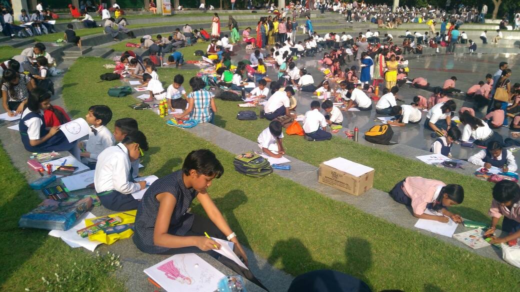 drawing compitition by amar ujala on mothers day