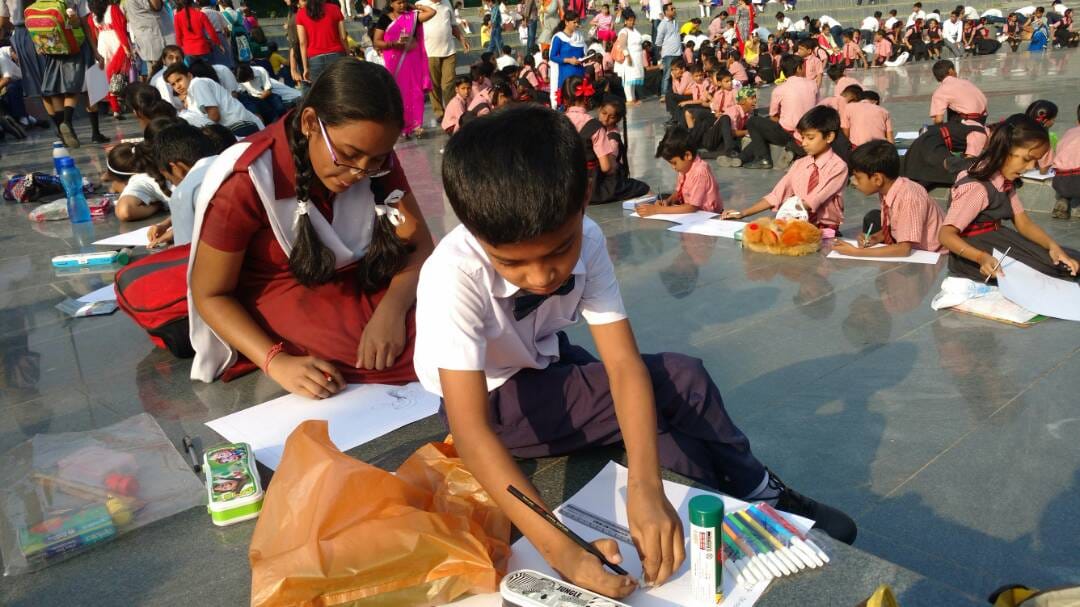 drawing compitition by amar ujala on mothers day