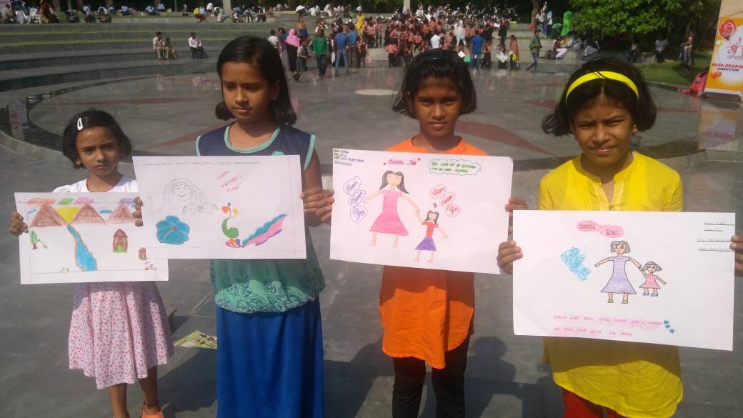 drawing compitition by amar ujala on mothers day