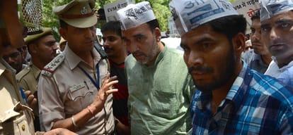 aap claims that they will ask election commission for their evm to show that it could be tampered