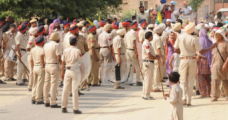  protest for farmer suicide in bathinda