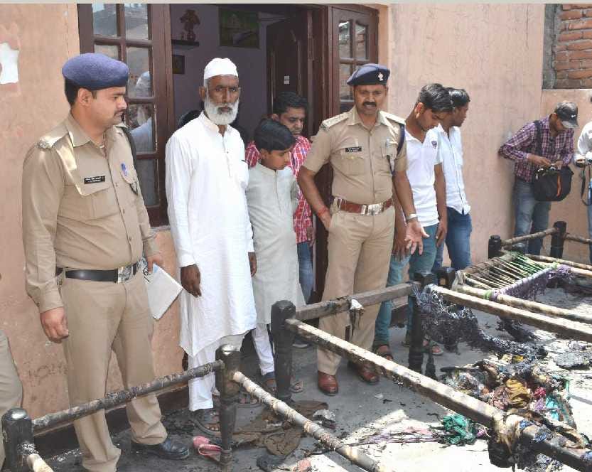 brother and sister died due to burn in fire