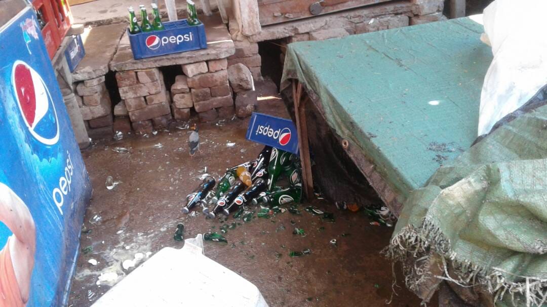 samajwadi party leader beaten neighbor in firozabad