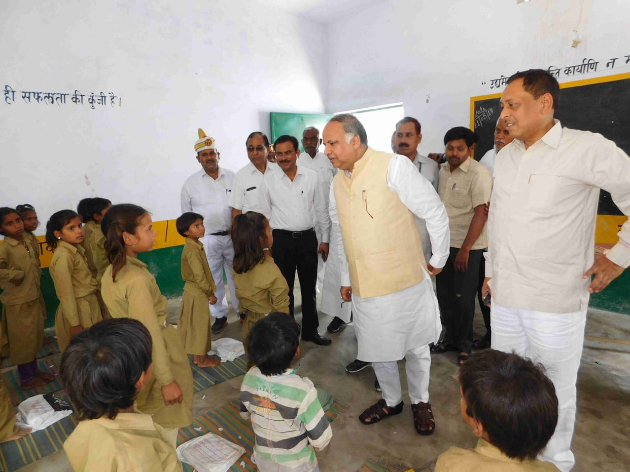 Seeing the less attendance at primary school minister angry