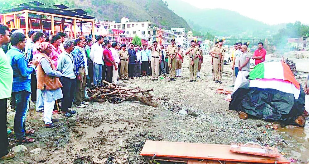 BSF's funeral with ASI's military honors