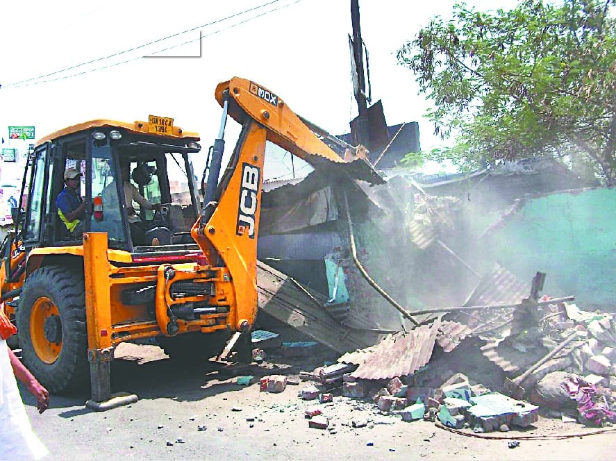Four dozen encroachments demolished 
