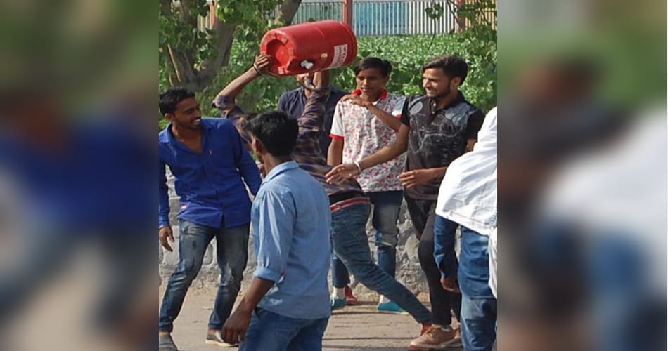   bsp supporter protest patrhedi
