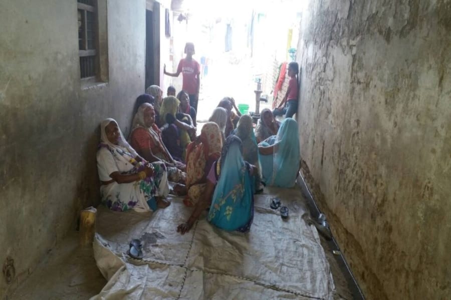 cry and screaming in mathura after bharatpur incident