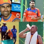 नेट प्रैक्टिस करते खिलाड़ी