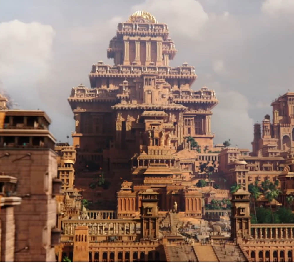 bahubali the conclusion water wall scene real story