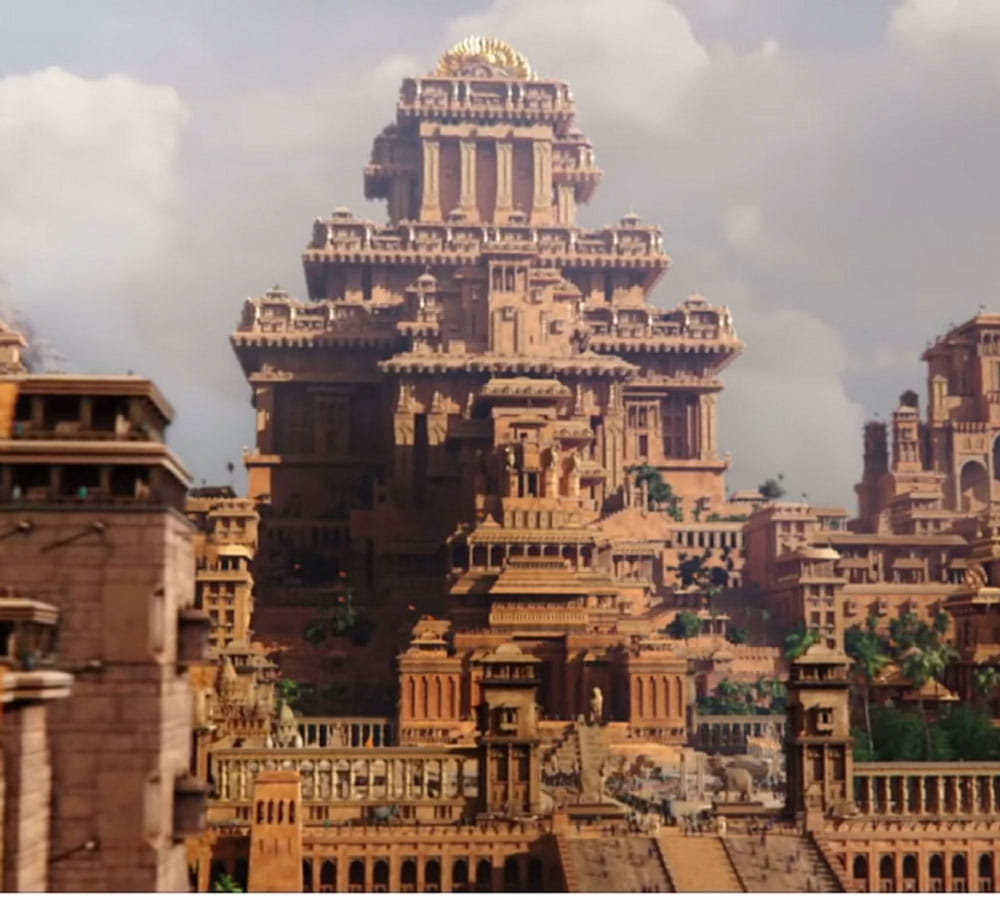 bahubali the conclusion water wall scene real story