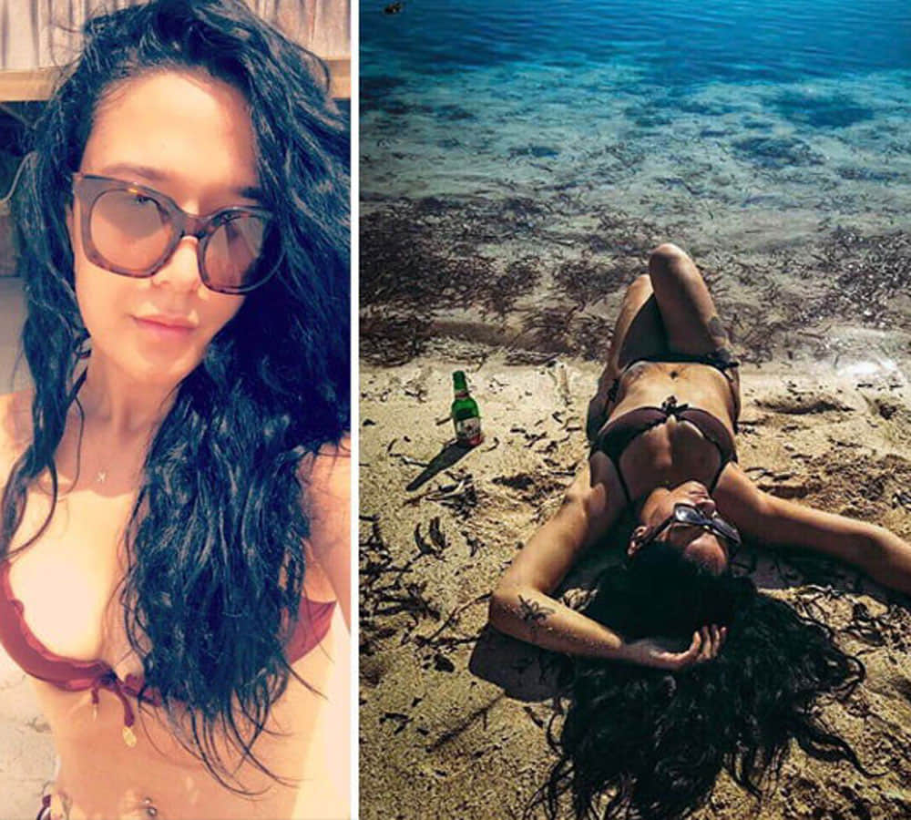 jackie shroff daughter krishna shroff share bikini photo on instagram