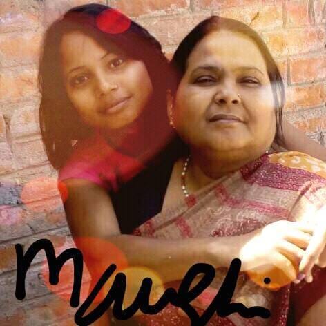 selfie with mother 
