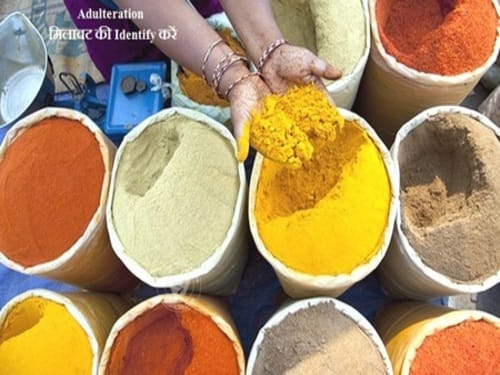 Mobile lab for samples of spices and sweets