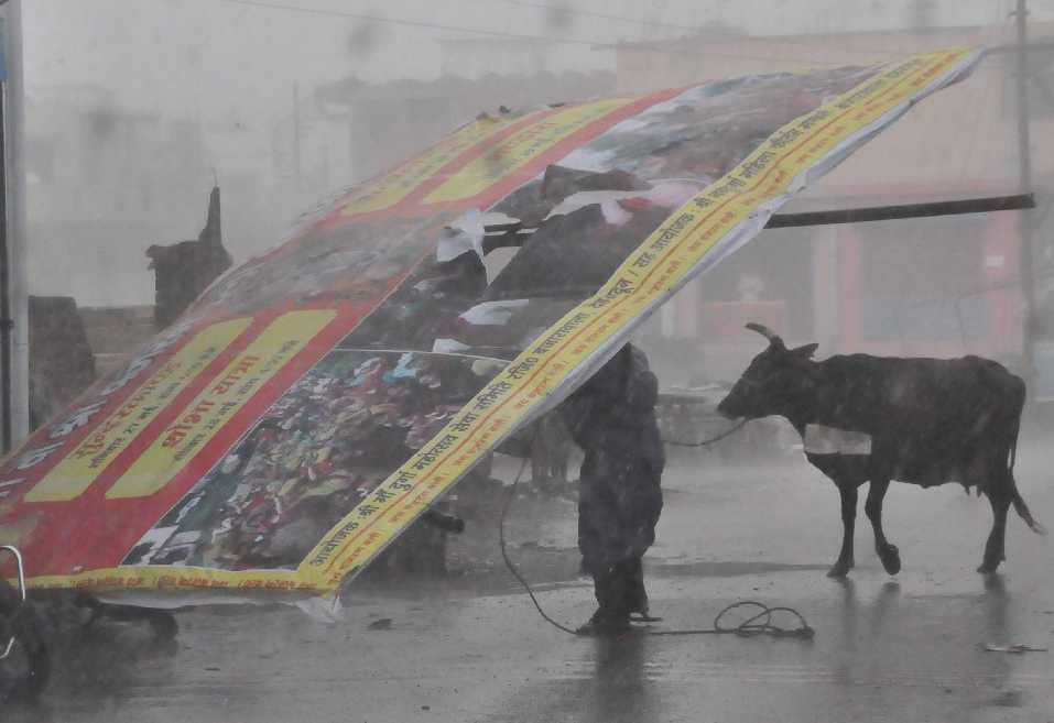 photos of heavy rain in dehradun