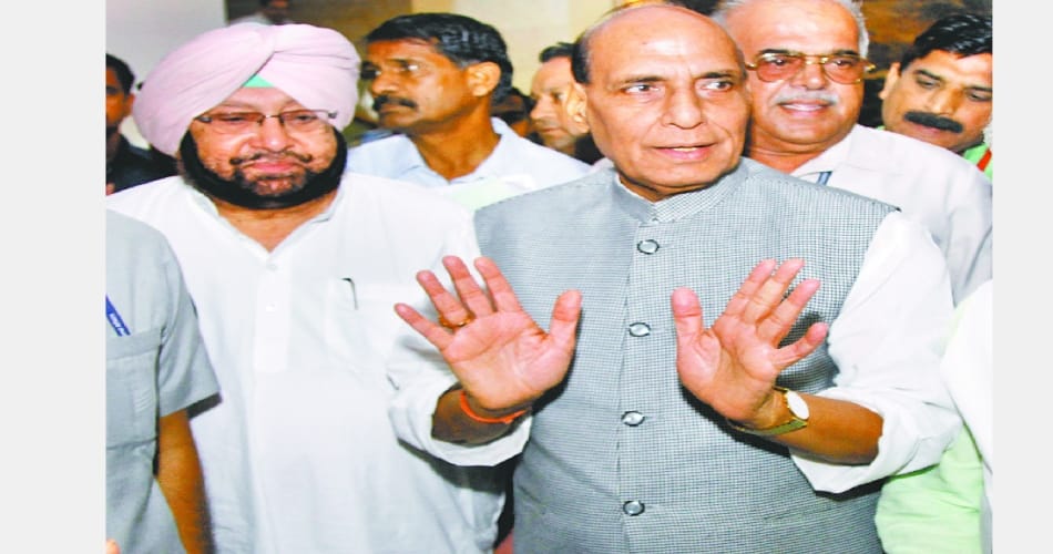 amrinder singh raised question of national security