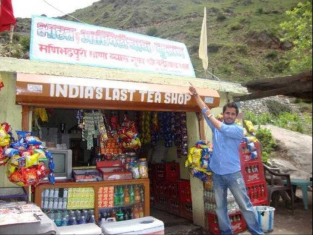 last tea shop of india in badrinath dham