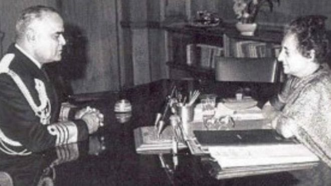 In the battle of 1971, Admiral Nanda completed his promise, and did so, Karachi was "devastated"