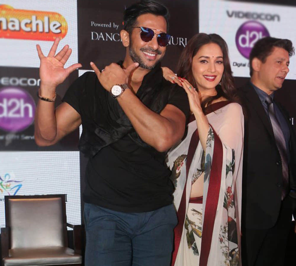 Madhuri Dixit Escapes An fall down At A Recent Event