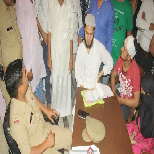 Love story of Mohabbat's Dastaan, after reconciliation in police station, the marriage in the mosque