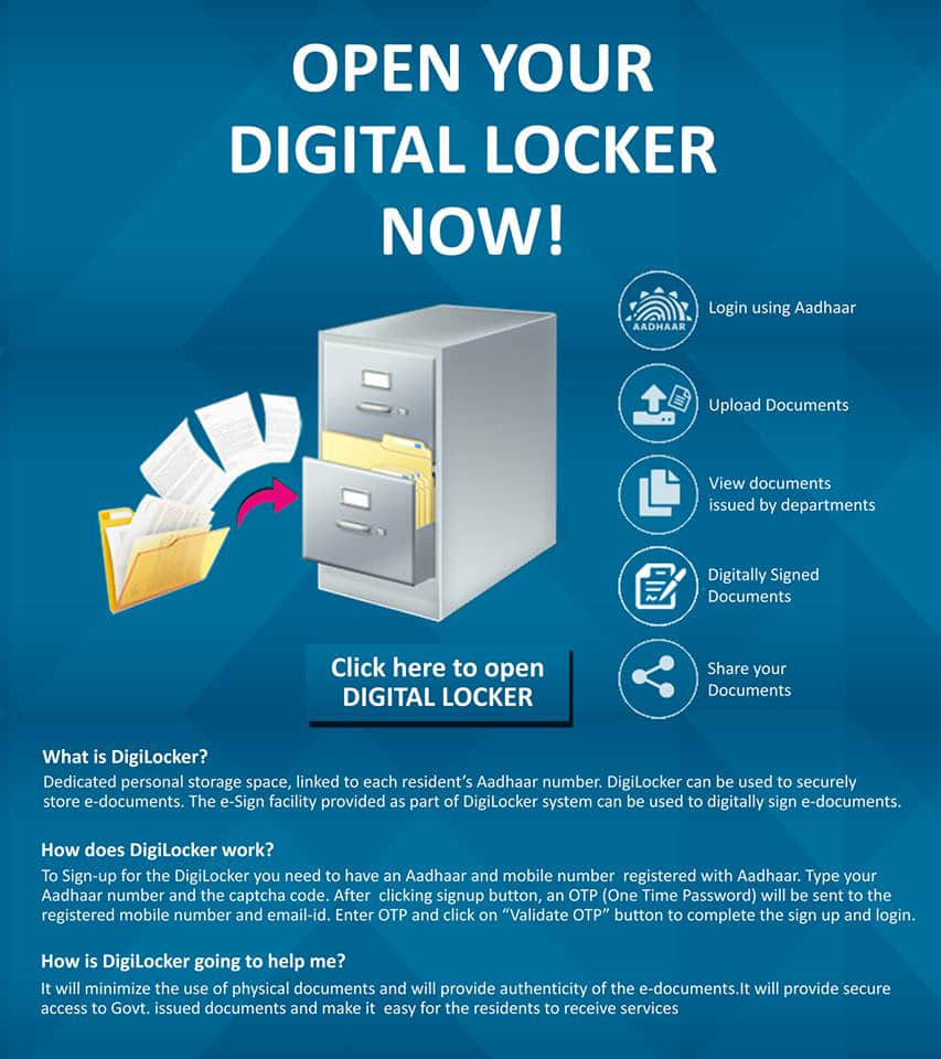 All certificates will be uploaded in the digital locker