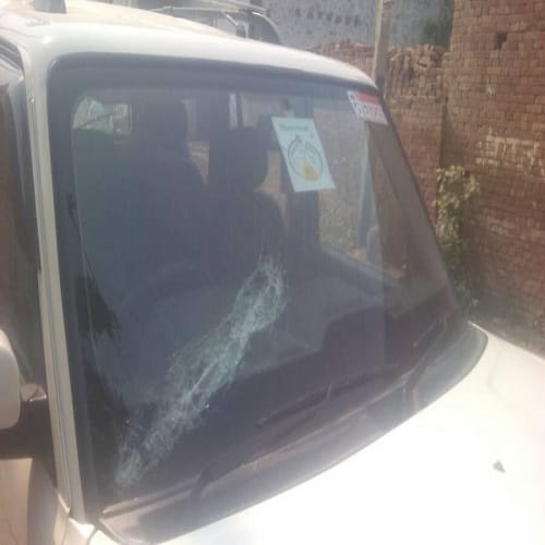 खनन माफियाओं ने प्रधान पर किया हमला