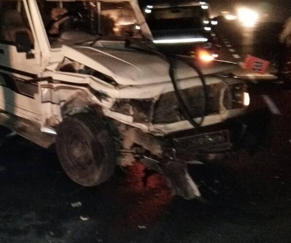 accident in rudauli in faizabad.