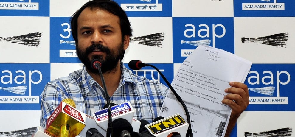 AAP leader Ashish Khetan claims to have received death threat, writes home minister