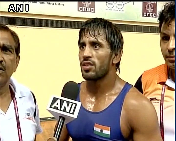 bajrang punia won first gold medal in asian wrestling championships