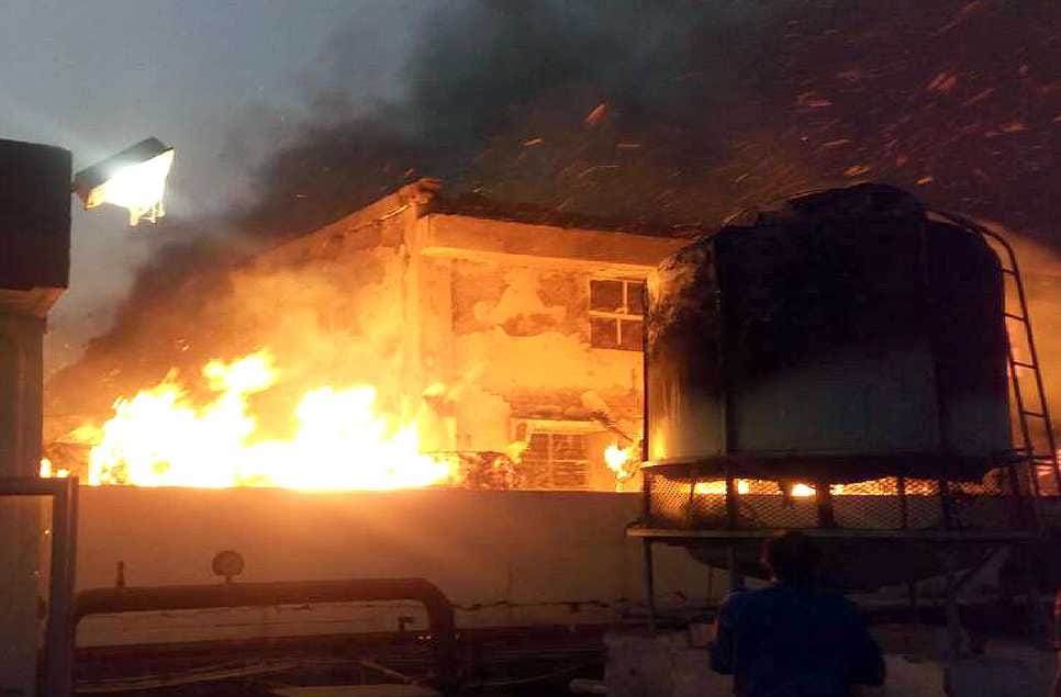 Fire in Sidkul's cardboard factory