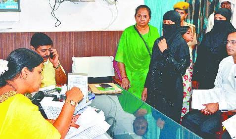 Here the kerosene oil was flown and the FIR lodged in the police station