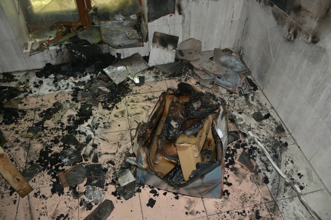 fire accident in lucknow in kgmc and central academy