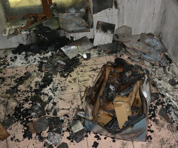  fire in KGMU in Lucknow.