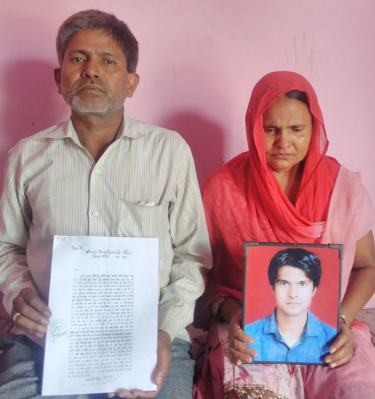 CM door to take son's killers to death.