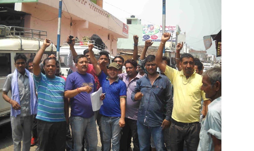 Taxi drivers and owners performed