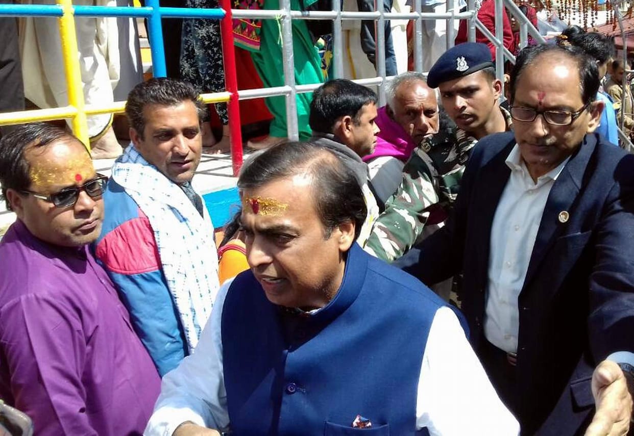 Mukesh Ambani reached in Badrinath-Kedarnath Dham.