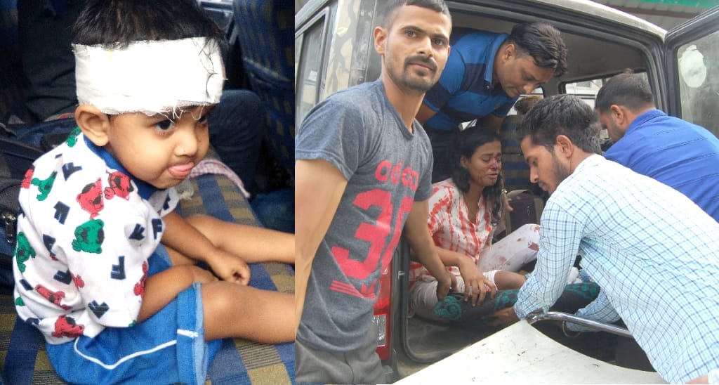 Two Years Old Boy Lost His Mother in Bilaspur Accident.