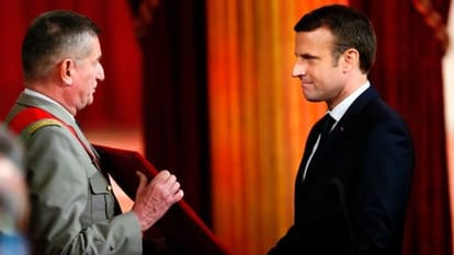 know about the statements of france president after oath