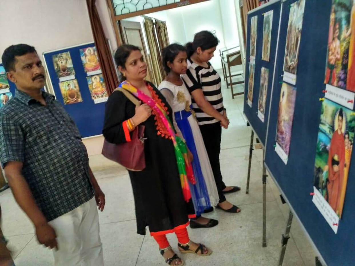 Exhibit on Lord Buddha's life