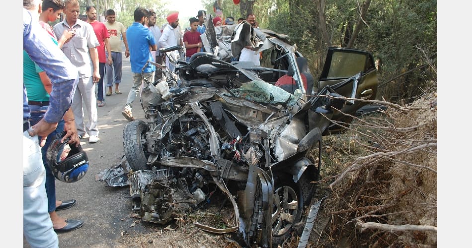 Five members of a family killed in road accident in Phagwara