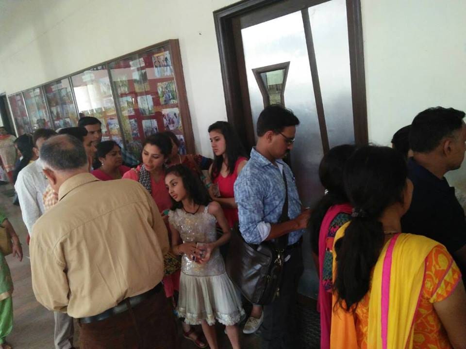 people are in the row for jyotish mahakumbh