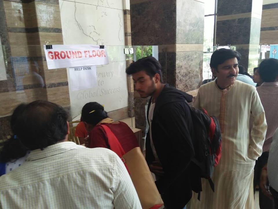 people are in the row for jyotish mahakumbh