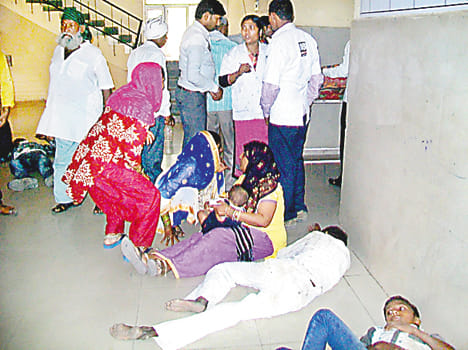 The injured were not found in the hospital beds