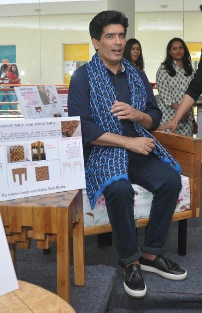 Celebrity fashion designer Manish Malhotra in Jaipur