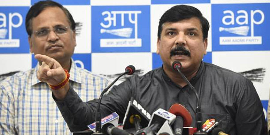 aap reaction on kapil mishra allegation on fund transfer